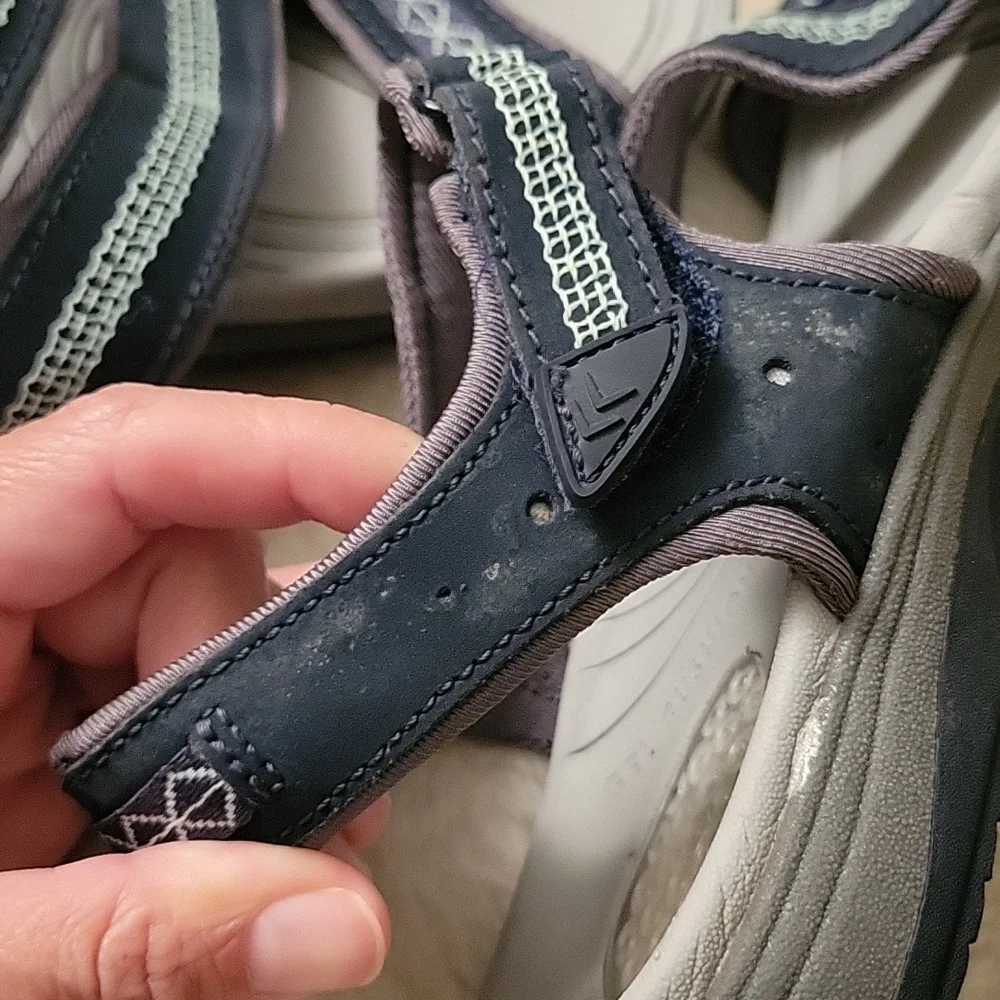 Dr. Scholl's Women's Navy Strappy Sandals. Gel Cushion Size 6M. - Picture 7 of 15